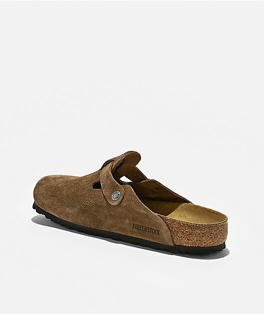 Birkenstock Boston Dark Tea Clogs
