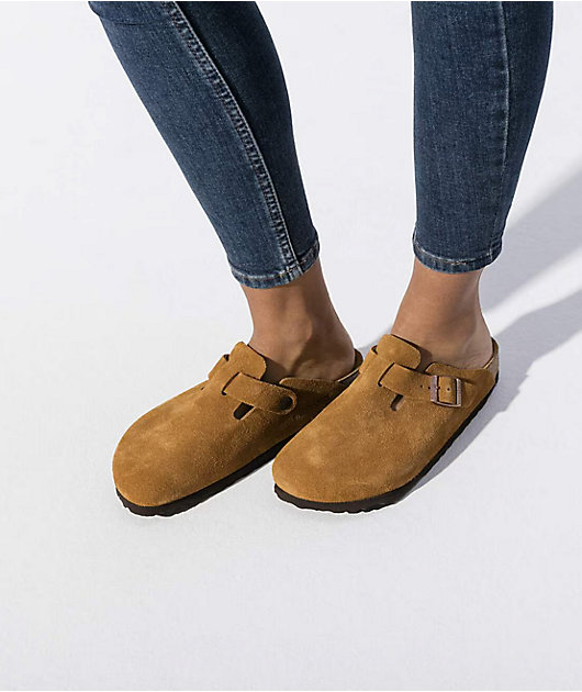 Birkenstock Boston Soft Footbed Mink Brown Clogs