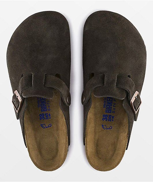 Birkenstock Boston Soft Footbed Mocha Clogs