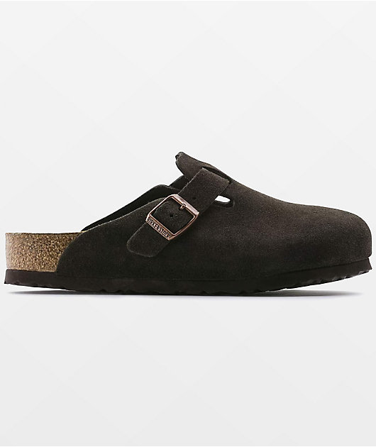 Birkenstock Boston Soft Footbed Mocha Clogs