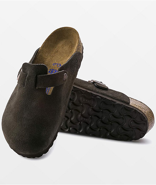 Birkenstock Boston Soft Footbed Mocha Clogs