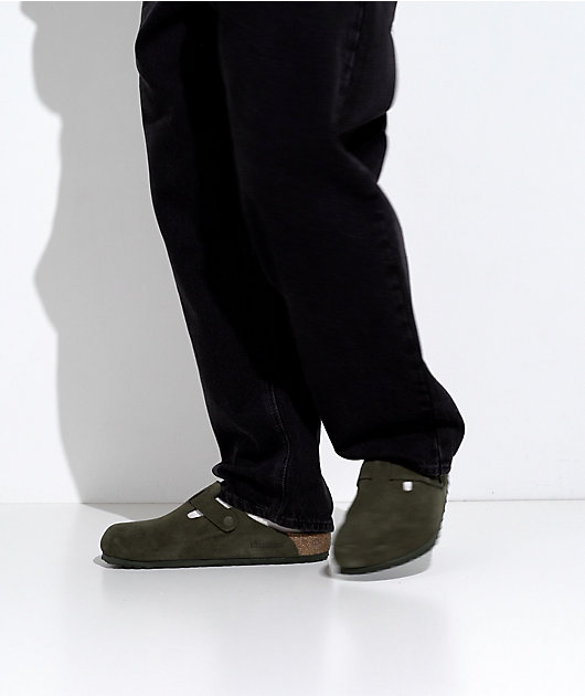 Birkenstock Boston Soft Footbed Thyme Clogs video