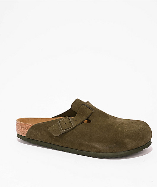 Birkenstock Boston Soft Footbed Thyme Clogs | Zumiez