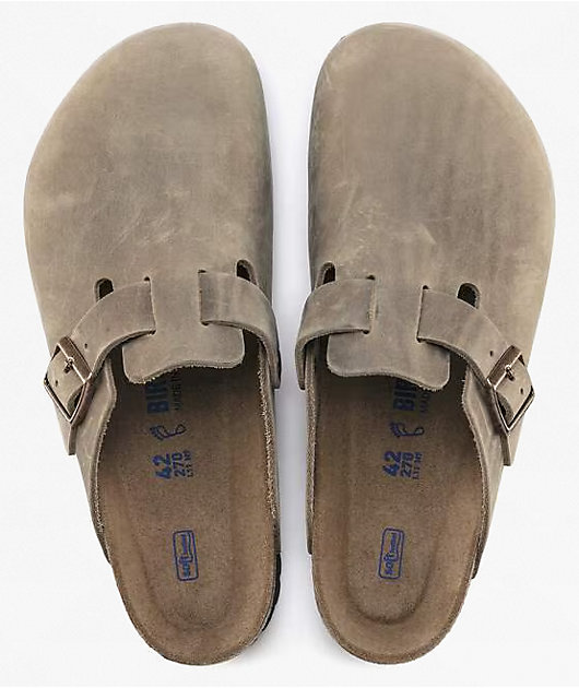 Birkenstock Boston Soft Footbed Tobacco Brown Clogs