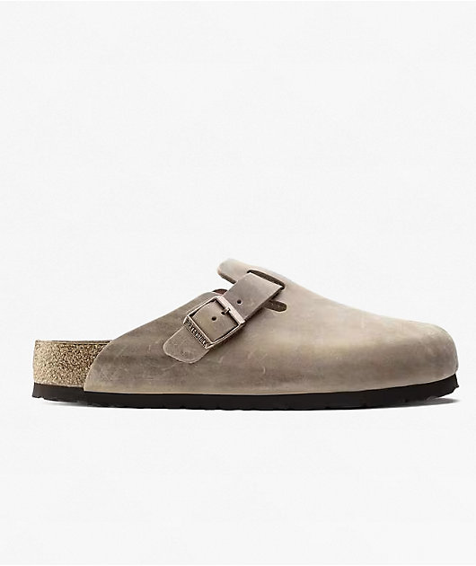 Birkenstock Boston Soft Footbed Tobacco Brown Clogs