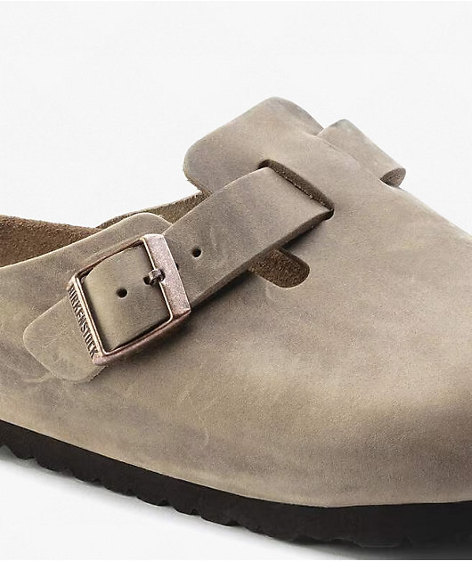Birkenstock Boston Soft Footbed Tobacco Brown Clogs