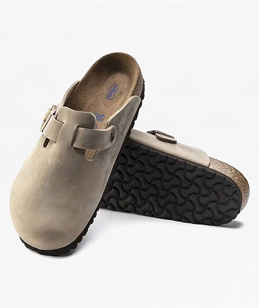 Birkenstock Boston Soft Footbed Tobacco Brown Clogs