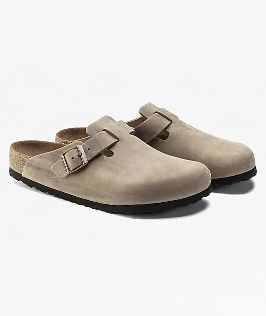 Birkenstock Boston Soft Footbed Tobacco Brown Clogs
