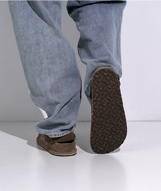Birkenstock Lutry Suede Taupe Clogs video