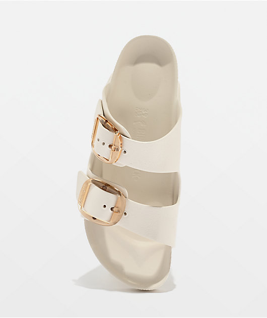 Birkenstock Women's Arizona Big Buckle Eggshell EVA Sandals