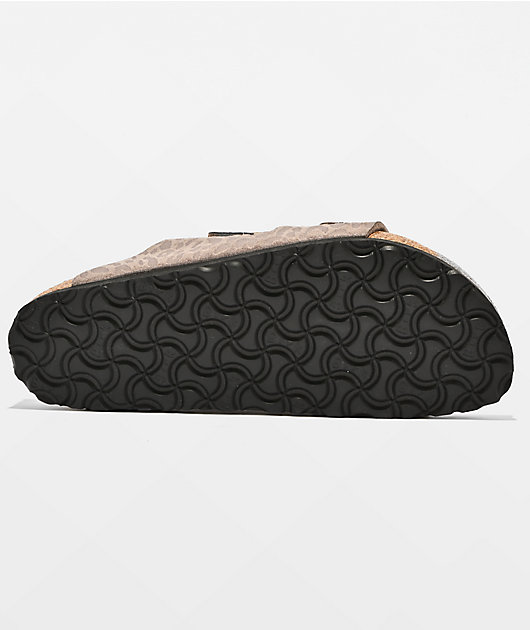 Birkenstock Women's Arizona Leopard Grey Sandals