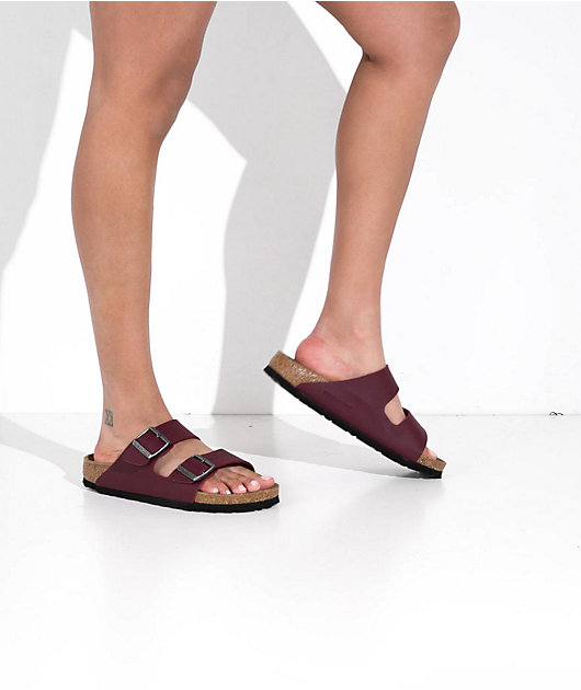 Birkenstock Women's Arizona Zinfandel Sandals video