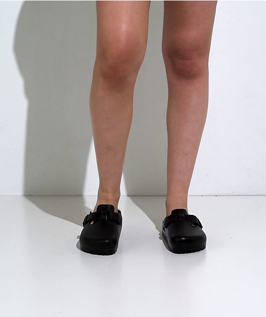Birkenstock Women's Boston Essentials EVA Black Clogs | Zumiez