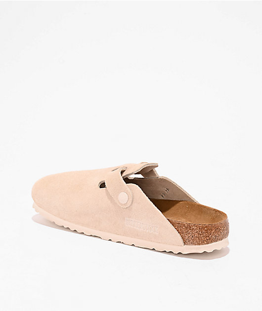 Birkenstock Women's Boston Soft Footbed Antique White Clogs