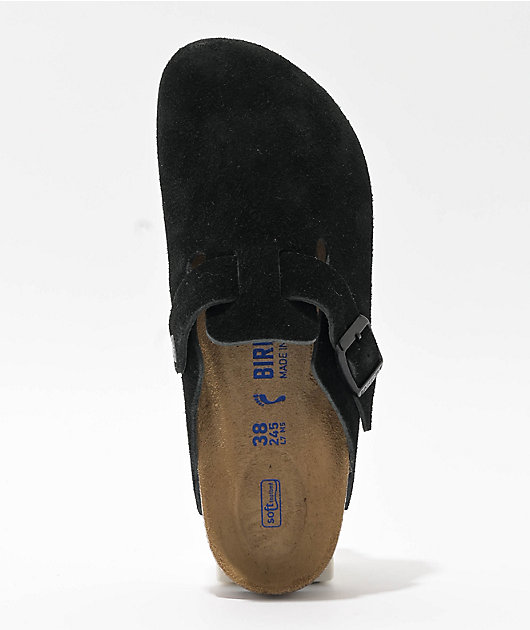 Birkenstock Women's Boston Soft Footbed Black Clogs