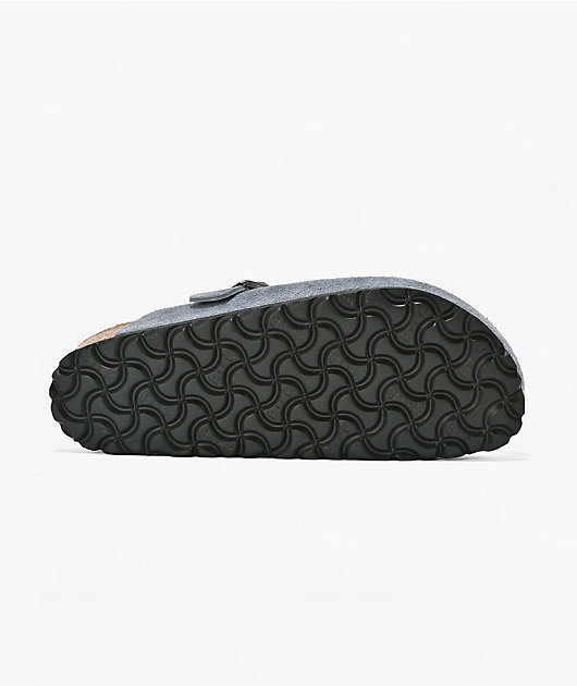 Birkenstock Women's Boston Soft Footbed Stone Blue Clogs