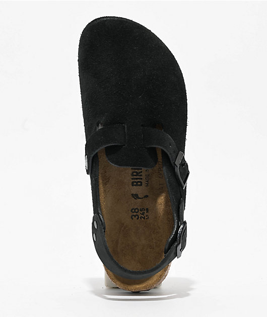Birkenstock Women's Tokio Soft Footbed Black Clogs | Zumiez