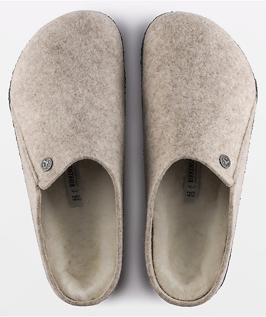 Birkenstock Zermatt Shearling Soft Footbed Eggnog Clogs