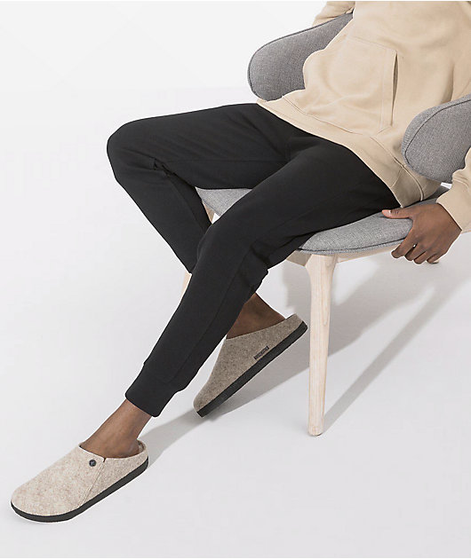 Birkenstock Zermatt Shearling Soft Footbed Eggnog Clogs