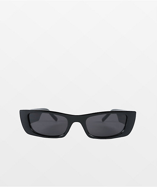 Black & Smoke Rectangle Sunglasses
