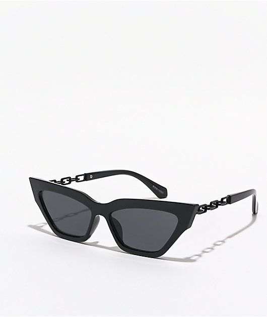 Black Oversized Cat Eye Sunglasses Zumiez