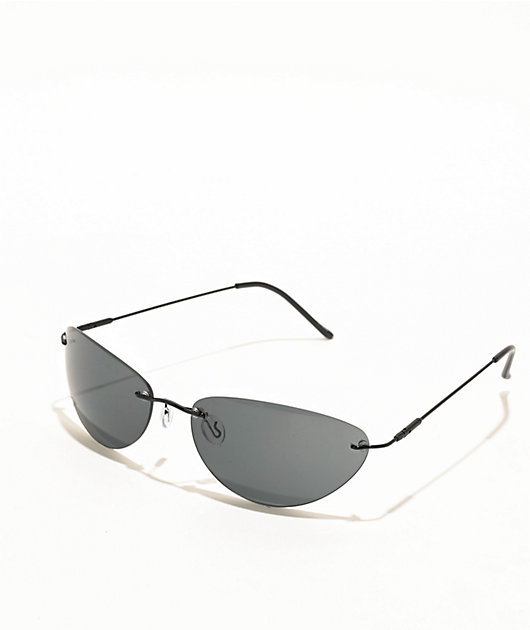 Black Rimless Sunglasses | Zumiez display picture 3