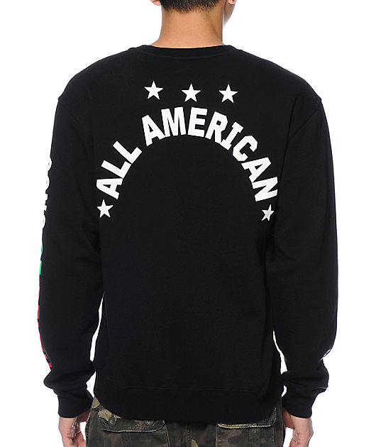 black scale crewneck