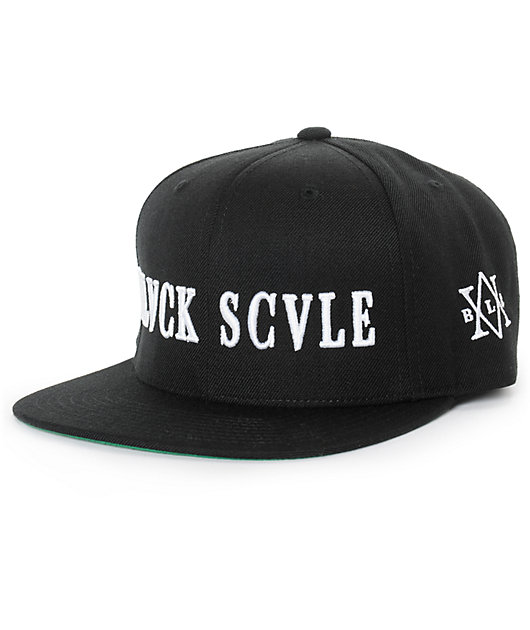 Black Scale Traditional Logo Snapback Hat