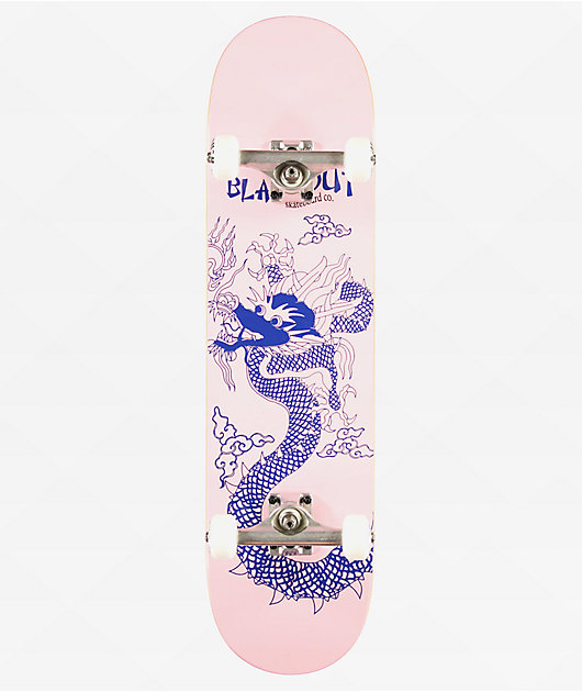 Blackout Dragon Roll 8.0" Skateboard Complete