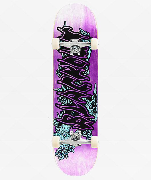 Blackout Neon Dragon 8.25" Assembled Skateboard Complete