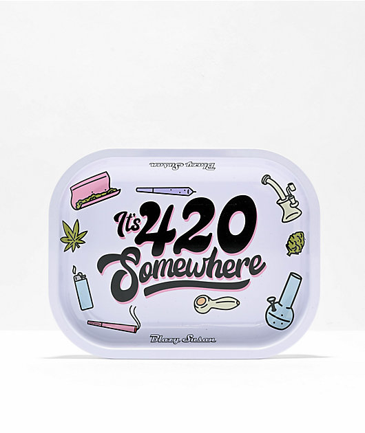 Blazy Suzan 420 White Tray