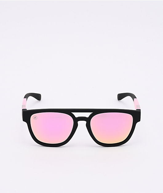 Blenders Addison Soaring Rosa Black & Pink Polarized Sunglasses