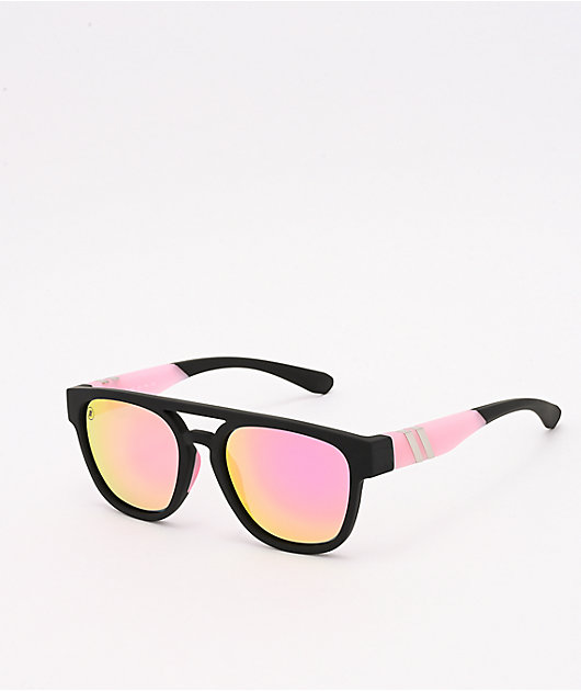 Blenders Addison Soaring Rosa Black & Pink Polarized Sunglasses