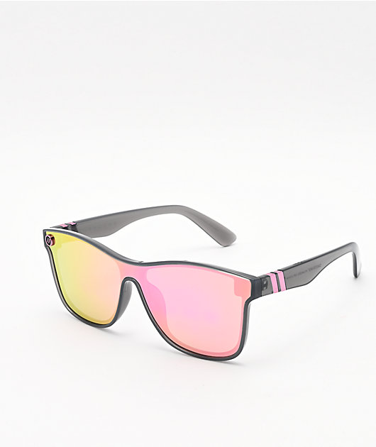 Blender\'s Millennia X2 Dakota Mist Grey/Pink Polarized Sunglasses Millenia DX Dakota Mist II – Sleek Polarized Single-Lens  main image 3