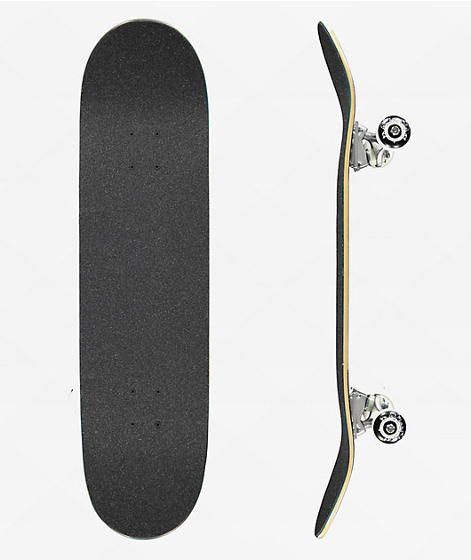 Blueprint Home Heart Black & Grey 8.25" Skateboard Complete