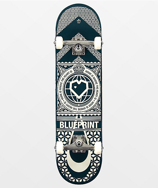 Blueprint Home Heart Navy & White 8.0