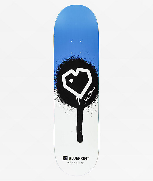 Blueprint x MLSL Sky Brown 8.25" Skateboard Deck