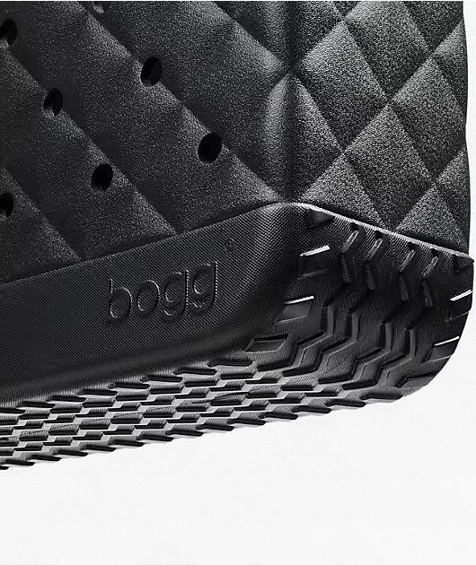 Bogg Baby Quilted Black Tote Bag
