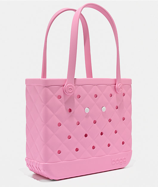 Bogg Baby Quilted Pink Taffy Tote Bag
