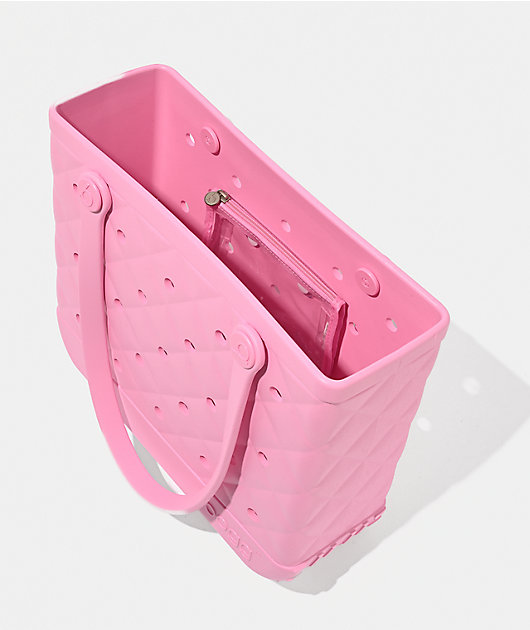 Bogg Baby Quilted Pink Taffy Tote Bag