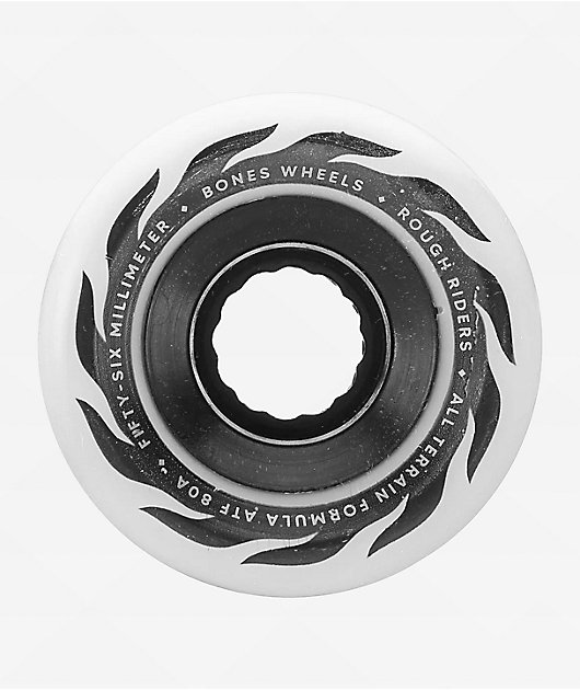 Bones ATF Rough Rider Tank 59mm 80a White Cruiser Skateboard Wheels