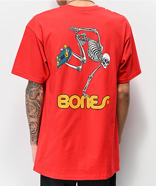 Bones Powell Peralta Skeleton Red T-Shirt