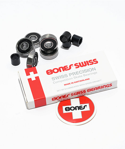 Bones Swiss Skateboard Bearings | Zumiez
