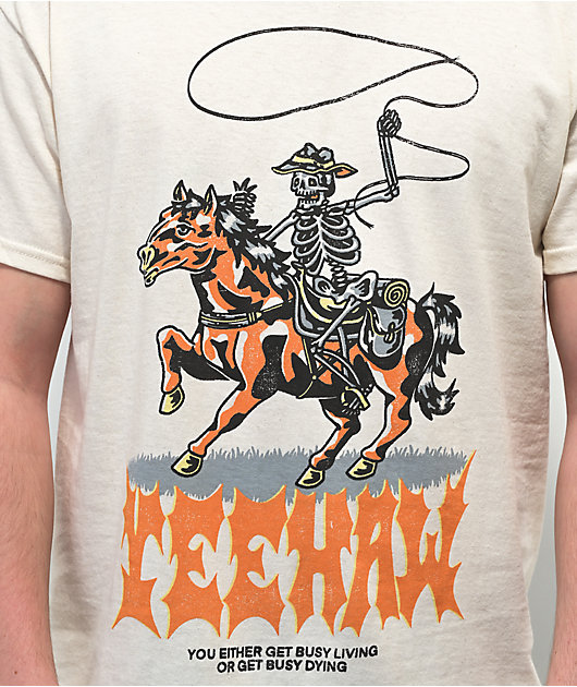 Born Dead Yeehaw Cream T-Shirt
