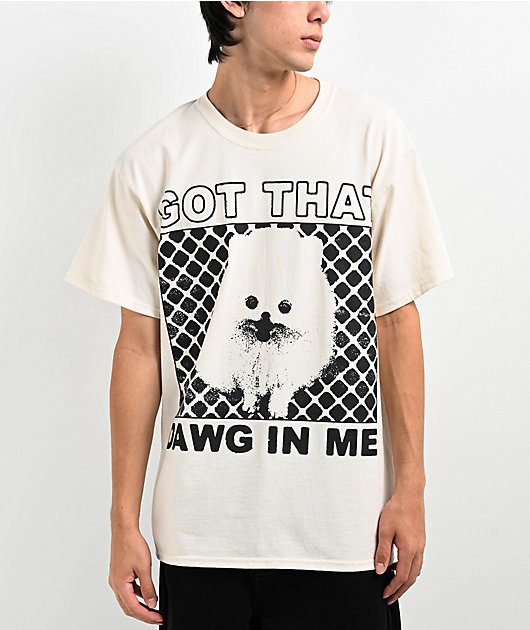 Boss Dog Dawg In Me Cream T Shirt Zumiez