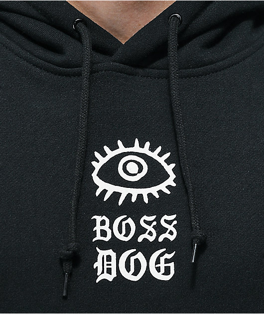 Boss Dog Everything Sudadera con capucha negra