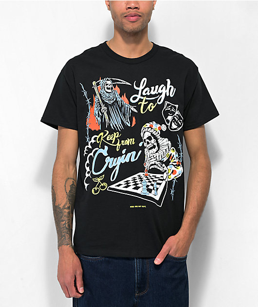 Boss Dog Laugh Black TShirt