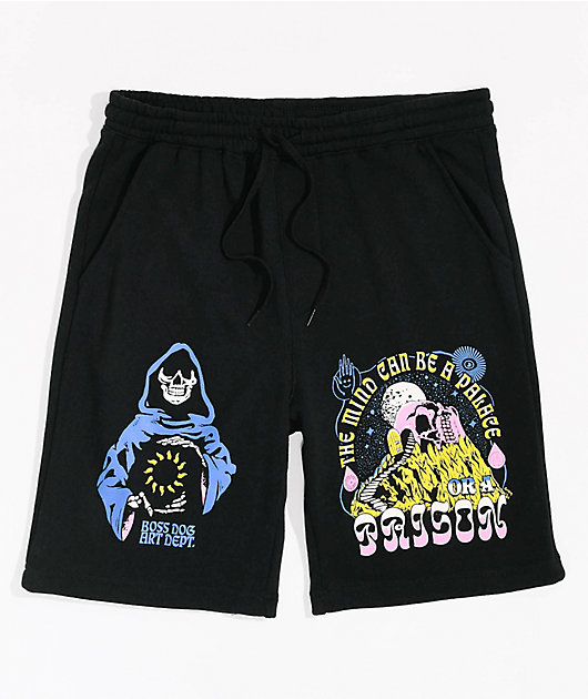 Boss Dog Palace Black Sweat Shorts