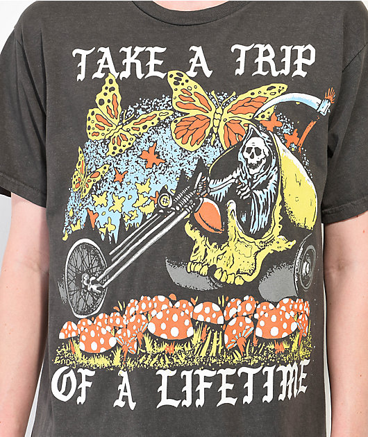 Boss Dog Take A Trip Black Wash T-Shirt