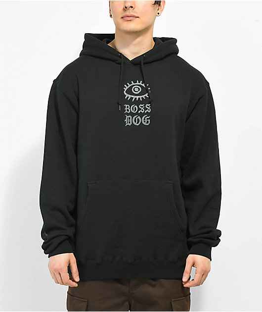Boss Dog Up In Da Club Black Hoodie